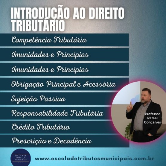 Introdução ao Direito Tributário e aos Impostos Municipais